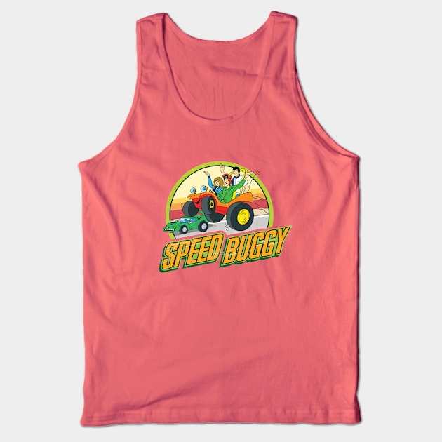 Speed Buggy Cartoon Tank Top by Chewbaccadoll